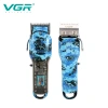 VGR Cross-border New blue graffiti hair clipper with LCD digital display, professional electric clipper, high-power hair clipper V-685 Application Scenario